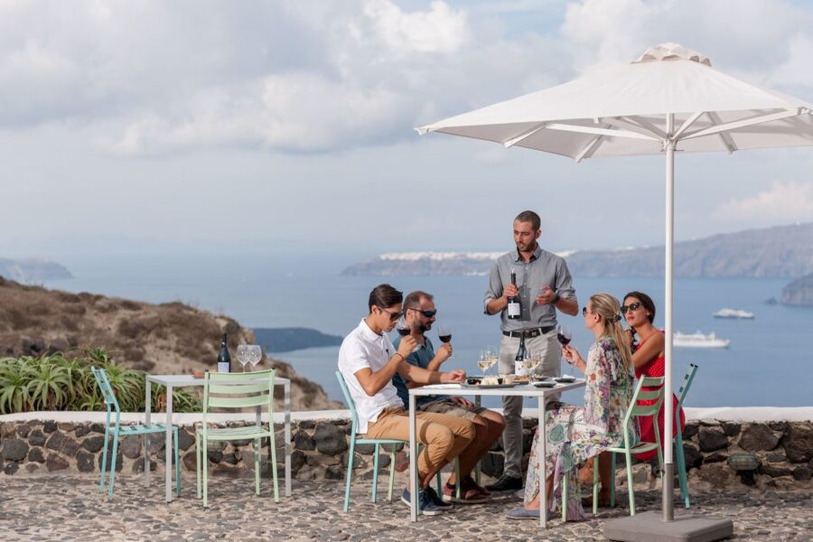 Santorini Wine Roads: Tour of 3 Wineries with a Sommelier - Your pickup and the first stretch of the wine roads