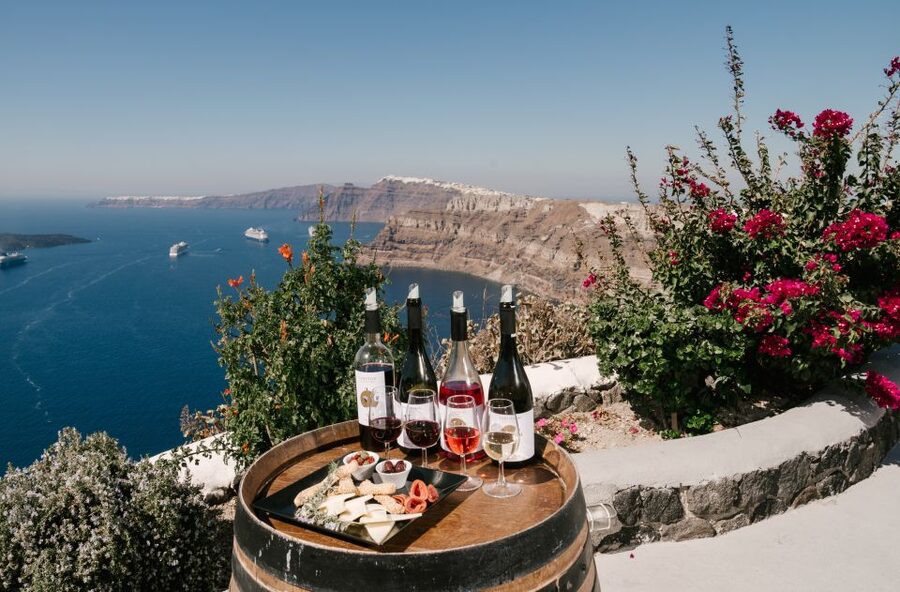 Santorini: Wine Tasting Tour to 3 Wineries with Transfer - Afternoon route: Venetsanos, Roussos, and Aroma Avlis
