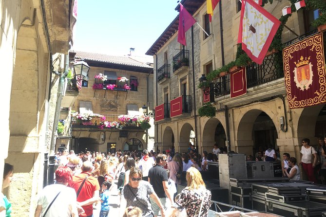 Semi-Private Rioja Tour of 3 Premium Wineries from Bilbao - Laguardia, lunch, and views across the Ebro Valley