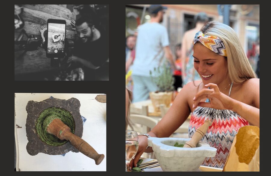 Sestri Levante: Pesto & Cooking Classes, Wine Tasting - A marble mortar and the real Genoese method