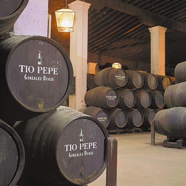 Seville: Jerez, Cadiz Wine Tasting with Optional Horse Show - Inside a Jerez bodega