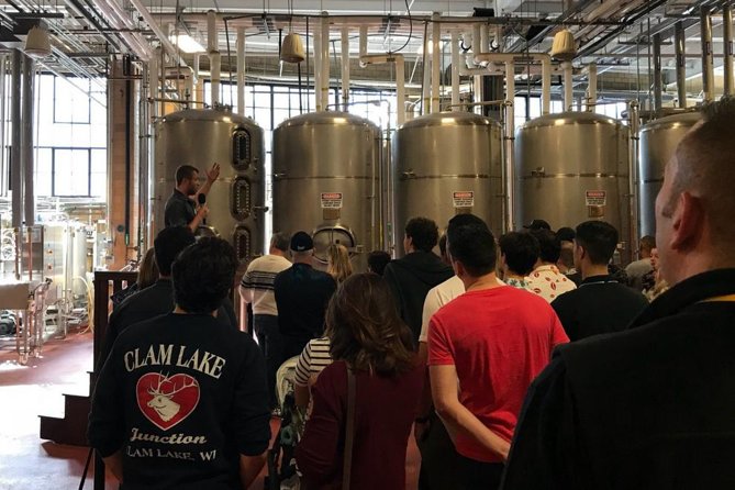 Signature Boston Guided Brewery Tour with snack - The brewery lineup can change