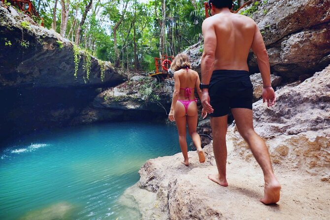 Small-Group 3 Hidden Cenotes Adventure with Tequila Tasting - Fire dancers and the long final wait