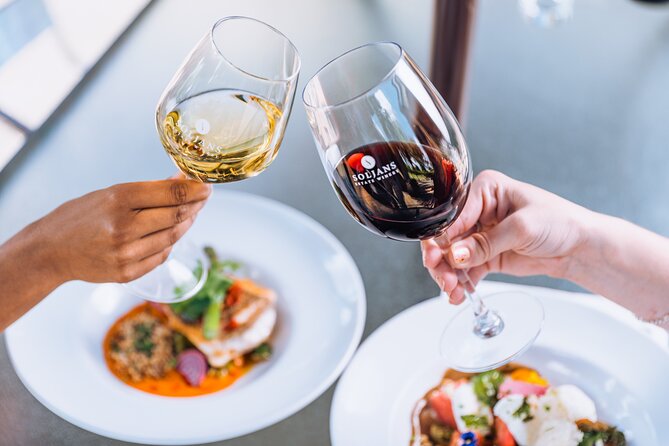 Small-Group Kumeu Wine Country Tour with Wine Tastings & Lunch - Soljans Estate: lunch, port, and the tour’s anchor