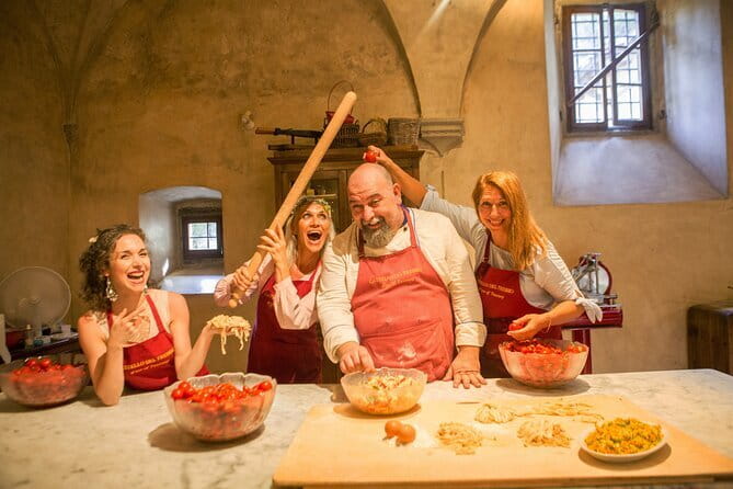 Small Group Pasta Making Class Wine Tasting in a Tuscan Castle - Key points to know before booking