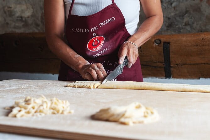 Small Group Pasta Making Class Wine Tasting in a Tuscan Castle - What happens during the 3.5-hour visit