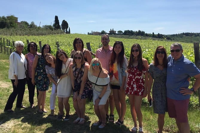 Small-Group Wine Tasting Experience in the Tuscan Countryside - The first estate: vineyard, cellar, and three wines