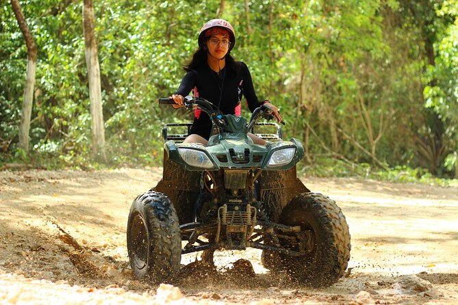 Solo ATV 4 Ziplines, Lunch, Transportation and Tequila Tasting - The cenote question: confirm before you count on a swim
