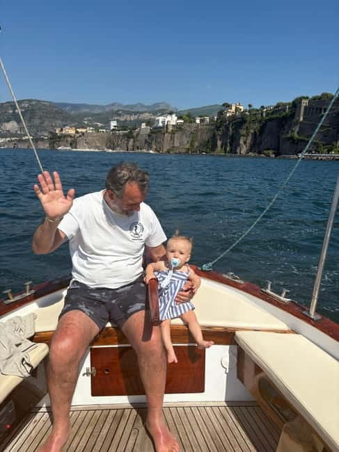 Sorrento: Boat Coastal Cruise with Swim and Limoncello - Bagni della Regina Giovanna and the first coastal views