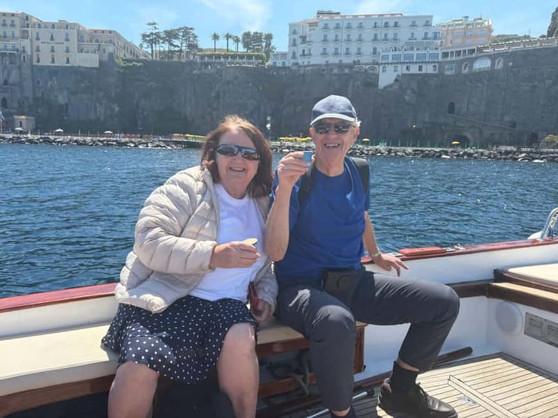 Sorrento: Boat Coastal Cruise with Swim and Limoncello - Marina di Puolo and the Golfo del Pecoriello