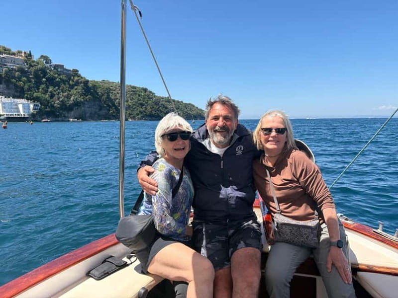 Sorrento: Boat Coastal Cruise with Swim and Limoncello - The optional swim stop