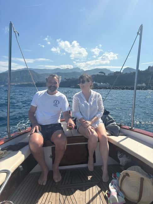 Sorrento: Boat Coastal Cruise with Swim and Limoncello - Limoncello on the way back
