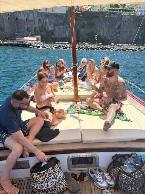 Sorrento: Boat Coastal Cruise with Swim and Limoncello - What the $20 price really gets you