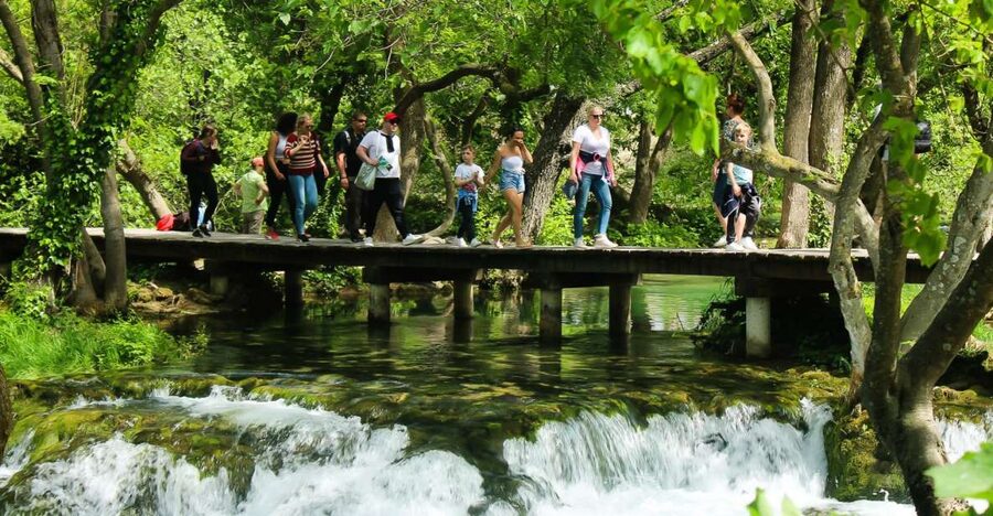 Split: Krka Waterfalls With Boat Cruise, Wine and Olive Oil - Old mills, stone houses, and early hydroelectric power