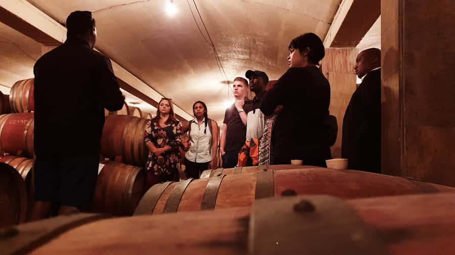 Stellenbosch: Historical Bike Tour & Wine Tasting - Following the road into Jonkershoek Valley