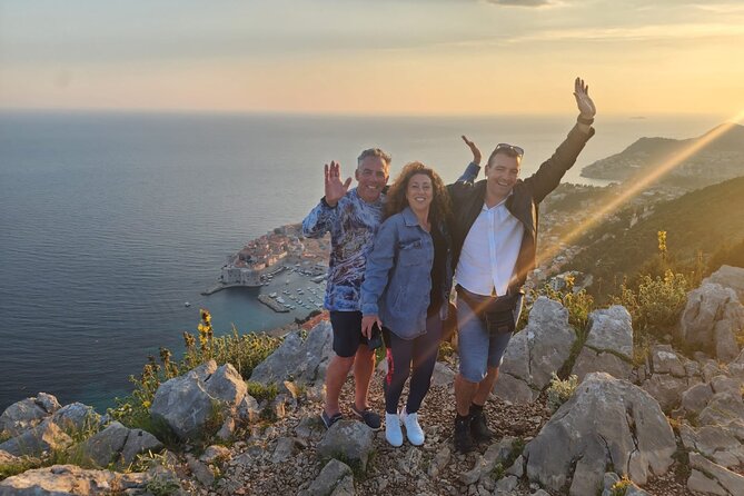 Sunset and Wine / Dubrovnik Sunset Tour and Premium Wine Tasting - Bosanka and the first view from Srđ