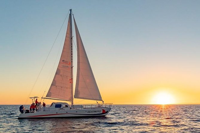 Sunset Cocktail Cruise on our Sailing Catamaran - What the evening feels like onboard