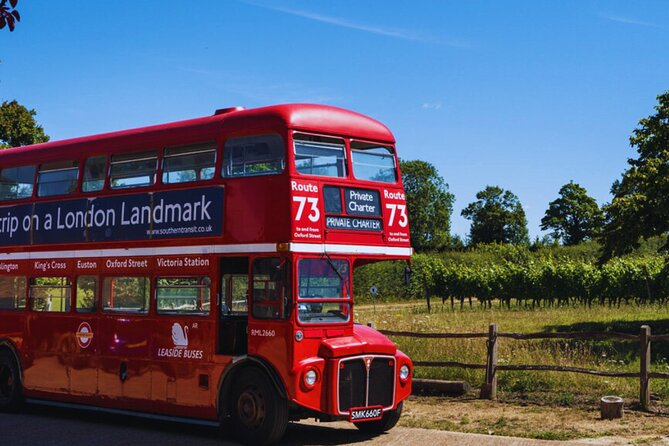 Sussex Vineyard & Winery Bus Tour on Iconic Vintage London Bus - Key points at a glance