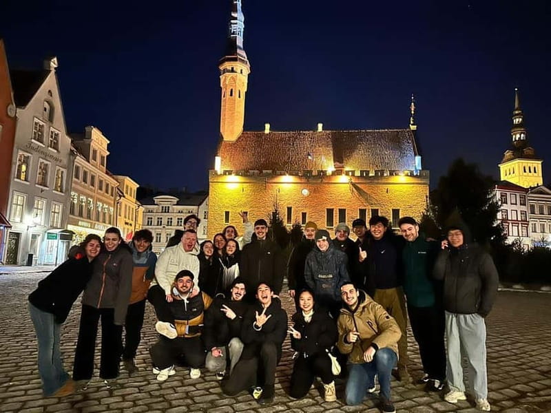 Tallinn: Bar Crawl with Shots, Beer, and Nightclub Entry - The night starts at a Tallinn hostel