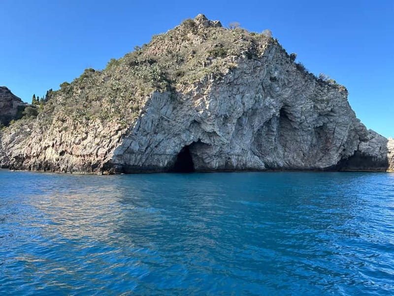 Taormina: Boat Tour with Sicilian Wine Tasting - Giardini Naxos and the final coastal sweep