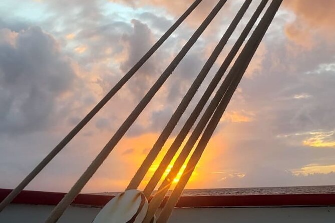 The Best Sunset Sail and Cocktail Hour in Anguilla - Setting sail from Sandy Ground at 4:30 pm