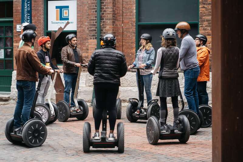 Toronto: Short Distillery District Segway Tour - Getting comfortable on the Segway