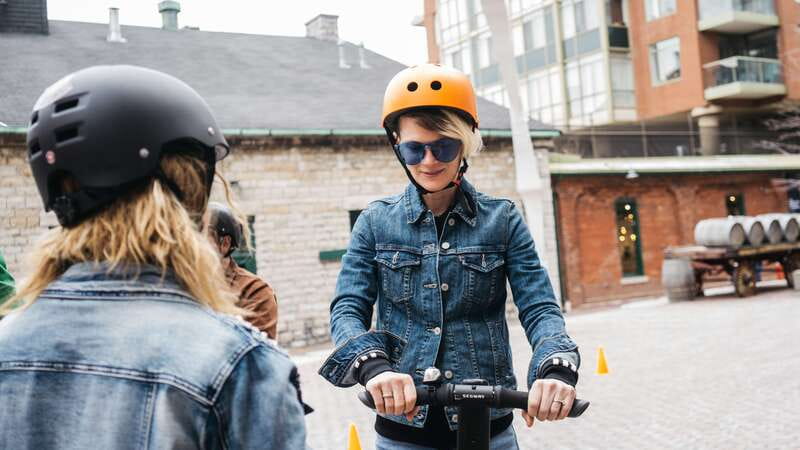 Toronto: Short Distillery District Segway Tour - The architecture, shops, and public art along the way