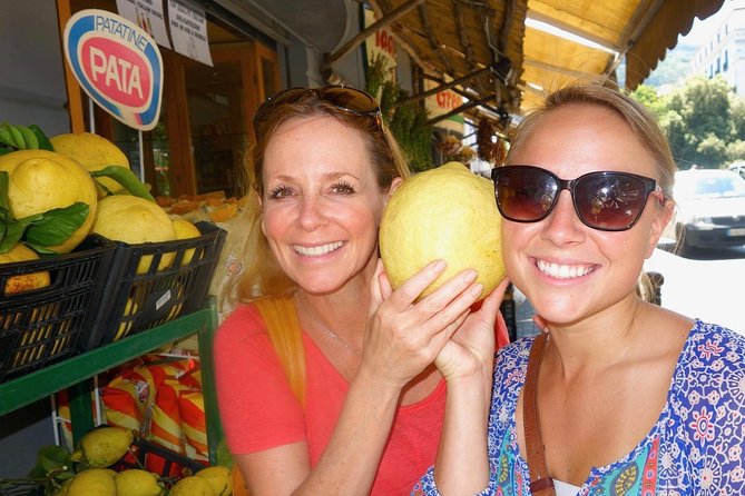 Walking Food Tour in Sorrento w/ Limoncello Factory Lemon Grove - The seated trattoria meal