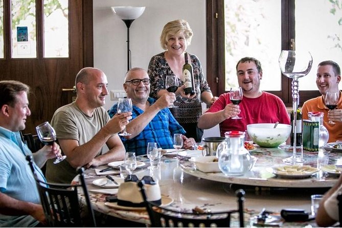 Wine and Cheeses - The vineyard and olive grove add value