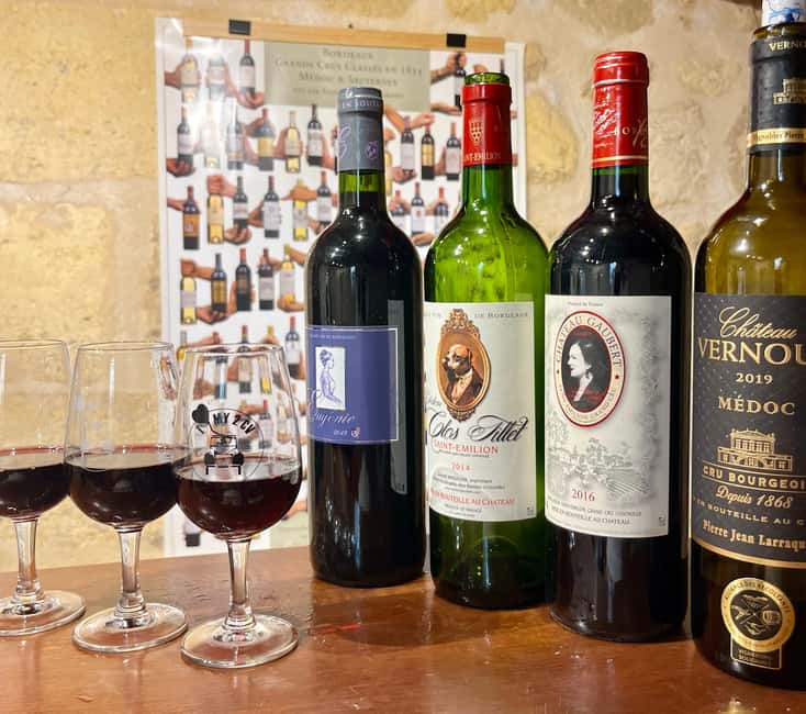 Workshop Bordeaux wine tasting: 4 reds & charcuterie pairing - Why this Bordeaux class is worth your hour